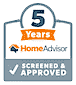 Four Seasons Lawn + Landscaping | Home Advisor Screened and Approved Logo